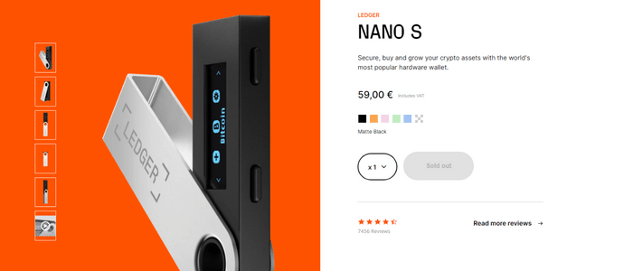 nano s crypto wallet